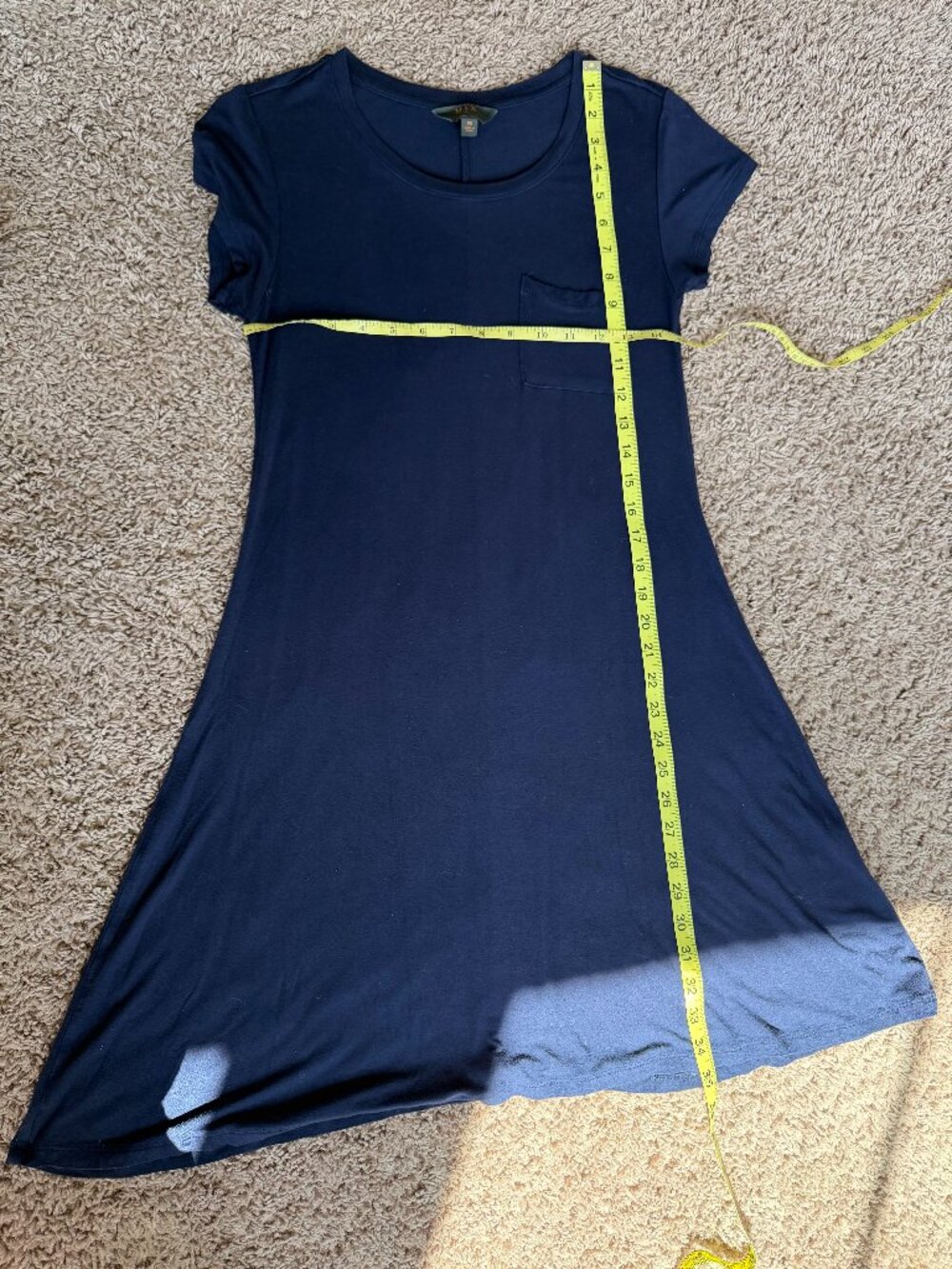 Mix Navy T-Shirt Dress XS EUC Stitch Fix